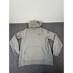 Nike Michigan Wolverines Vintage Logo Football Gray Hoodie Jacket Men's Medium